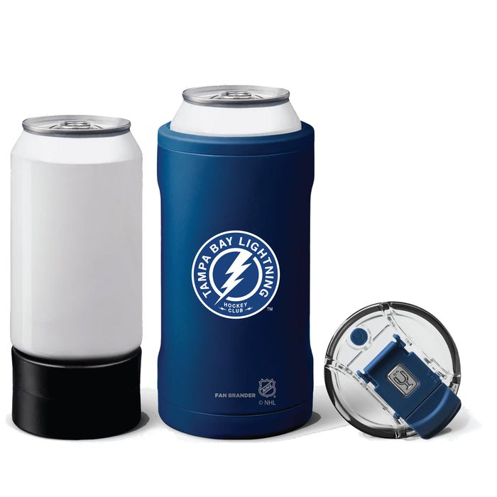 BruMate Hopsulator Trio 3-in-1 Insulated Can Cooler with Tampa Bay Lightning Secondary Logo