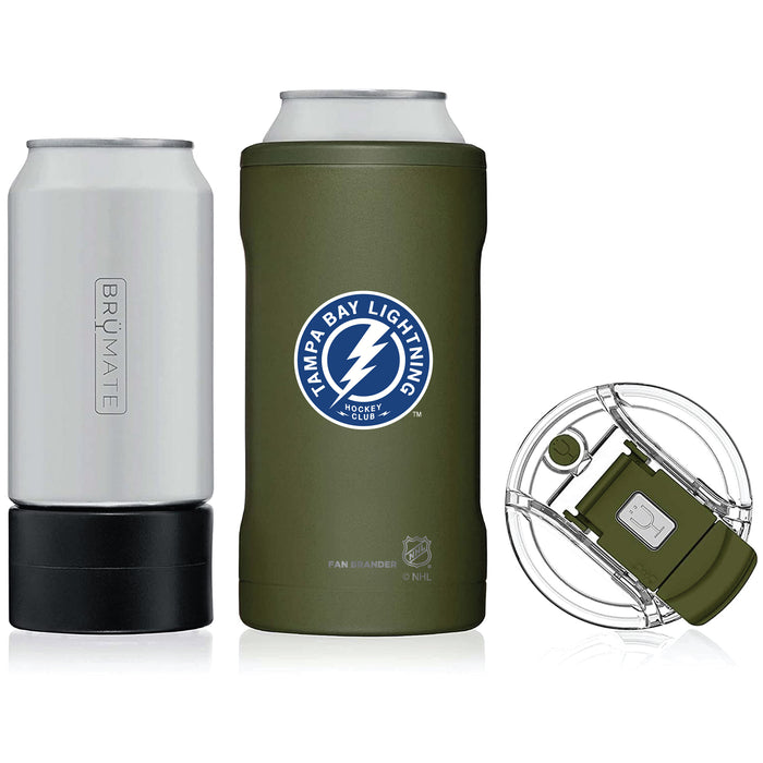 BruMate Hopsulator Trio 3-in-1 Insulated Can Cooler with Tampa Bay Lightning Secondary Logo