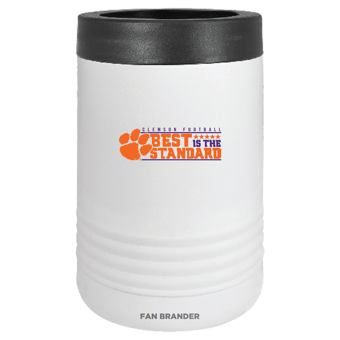 Fan Brander 12oz/16oz Can Cooler with with Clemson Tigers Tigers design