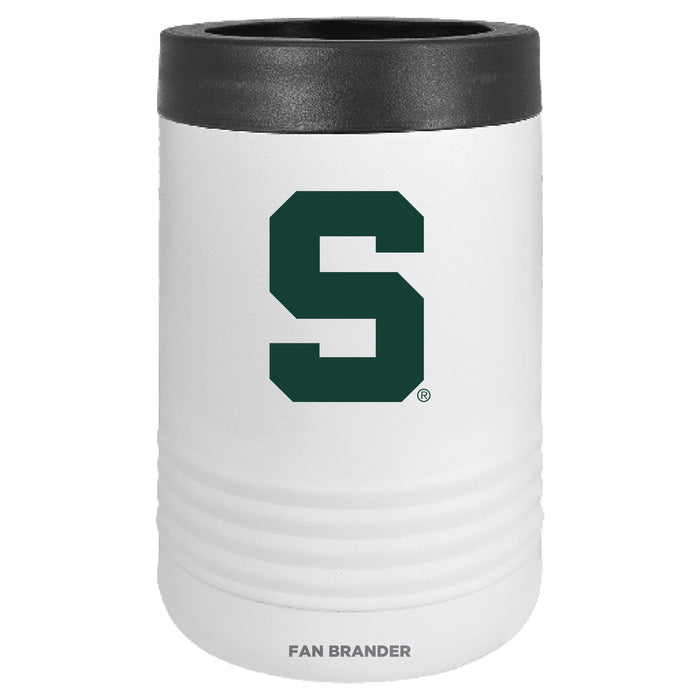 Fan Brander 12oz/16oz Can Cooler with with Michigan State Spartans Spartans design