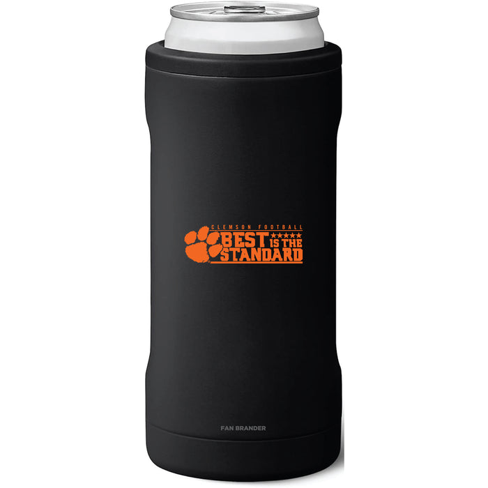 BruMate Slim Insulated Can Cooler with Clemson Tigers Best Standard