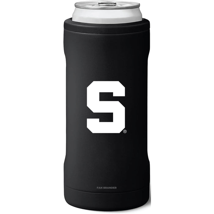 BruMate Slim Insulated Can Cooler with Michigan State Spartans Block S