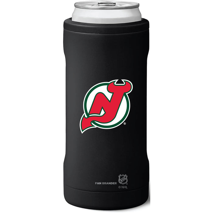 BruMate Slim Insulated Can Cooler with New Jersey Devils Secondary Logo