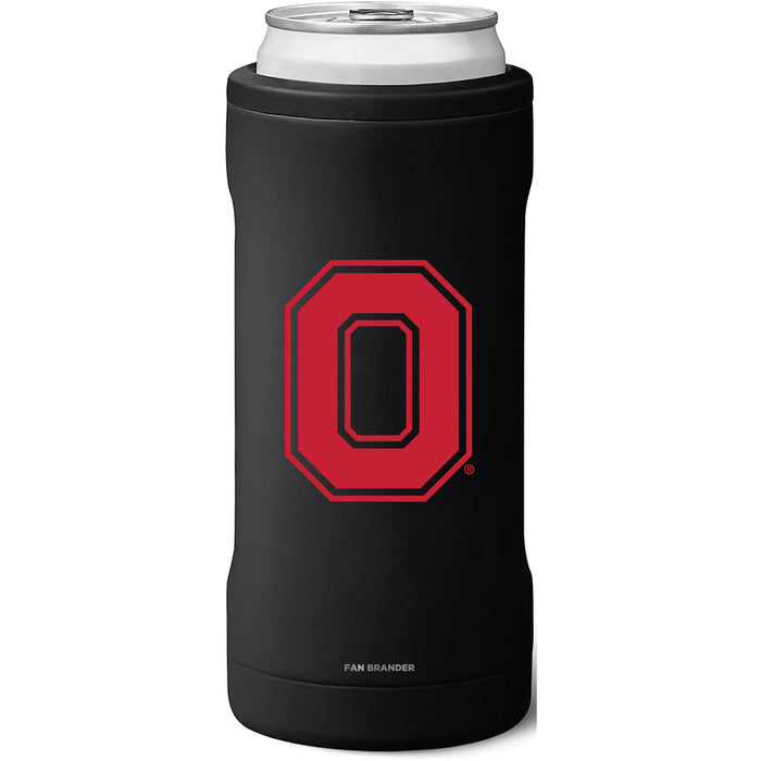 BruMate Slim Insulated Can Cooler with Ohio State Buckeyes Secondary Logo