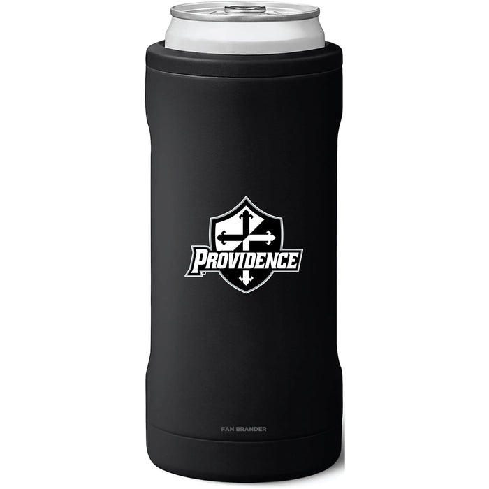 BruMate Slim Insulated Can Cooler with Providence Friars Friars Shield