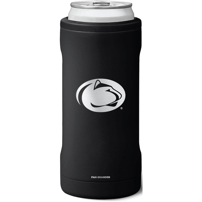 BruMate Slim Insulated Can Cooler with Penn State Nittany Lions Etched Primary Logo
