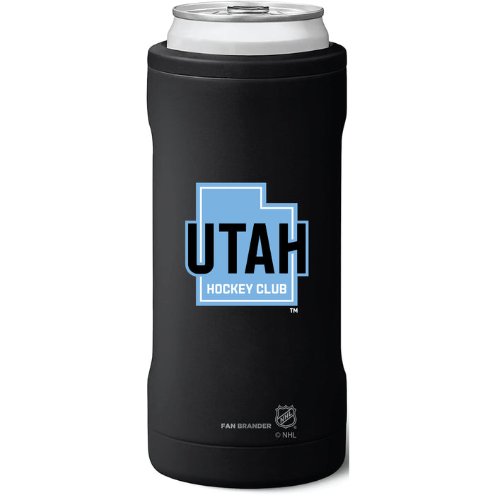 BruMate Slim Insulated Can Cooler with Utah Hockey Club Secondary