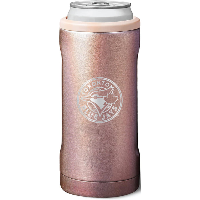 BruMate Slim Insulated Can Cooler with Toronto Blue Jays Primary Logo