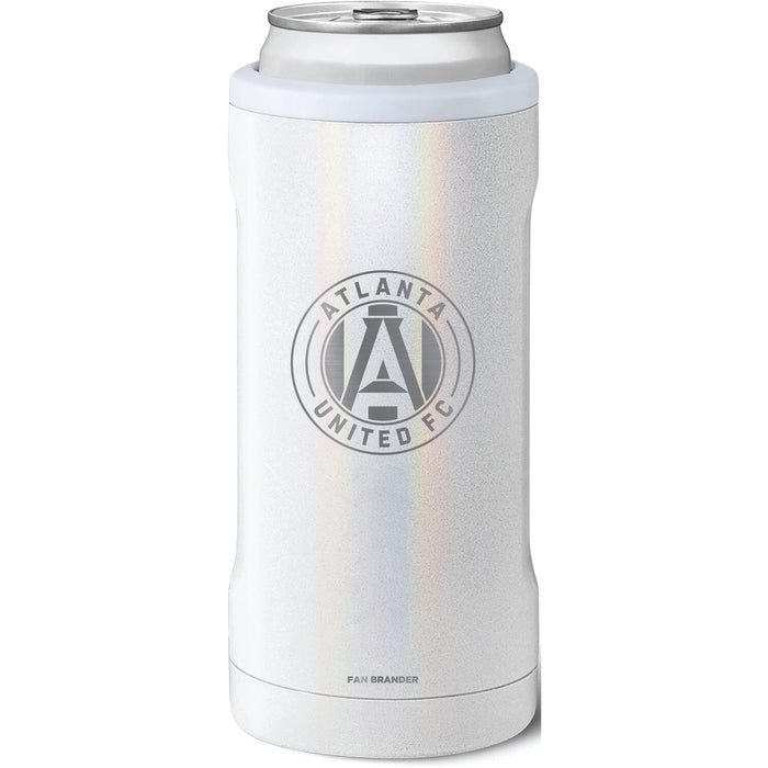 BruMate Slim Insulated Can Cooler with Atlanta United FC Etched Primary Logo