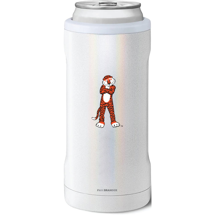 BruMate Slim Insulated Can Cooler with Auburn Tigers Secondary Logo