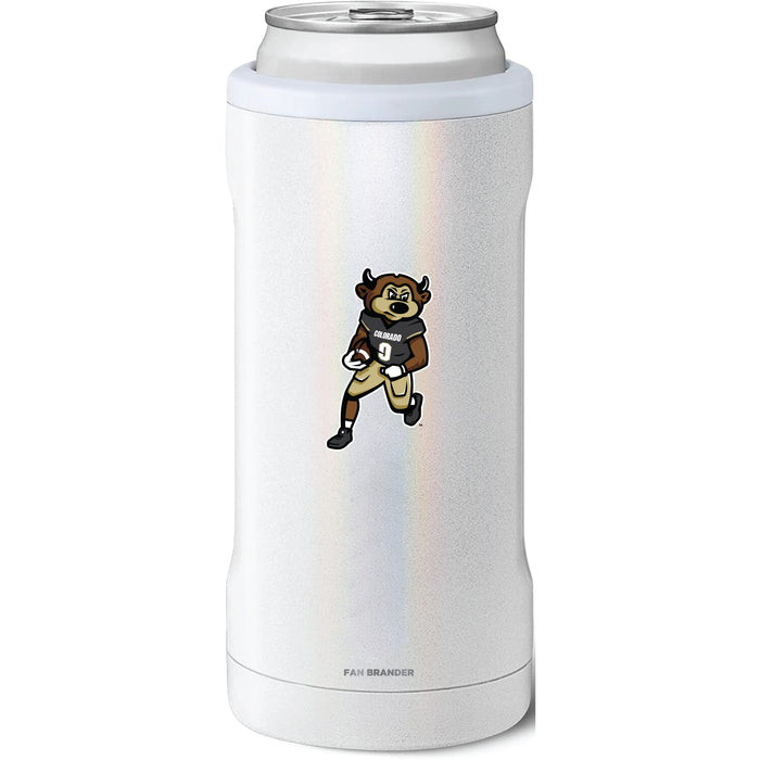 BruMate Slim Insulated Can Cooler with Colorado Buffaloes Ralphie Football