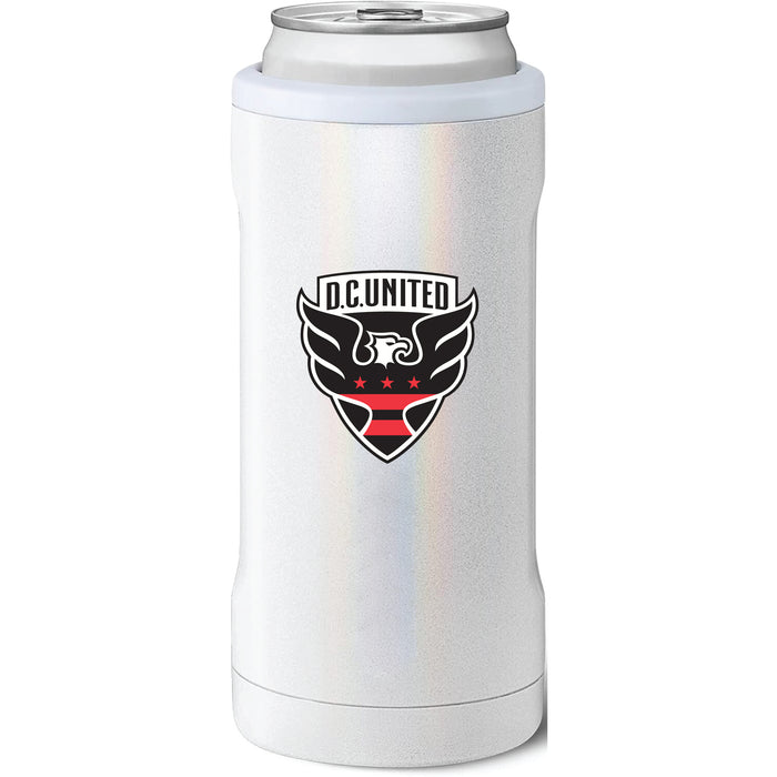 BruMate Slim Insulated Can Cooler with D.C. United Primary Logo