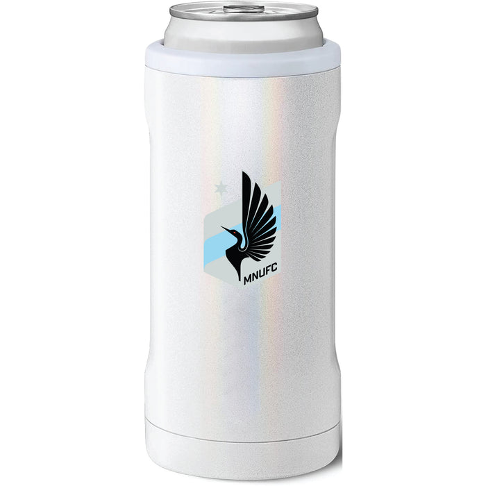 BruMate Slim Insulated Can Cooler with Minnesota United FC Primary Logo