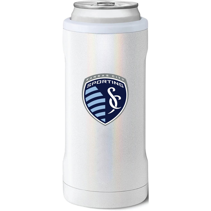 BruMate Slim Insulated Can Cooler with Sporting Kansas City Primary Logo