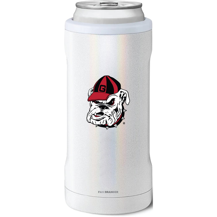 BruMate Slim Insulated Can Cooler with Georgia Bulldogs Georgia Bulldog