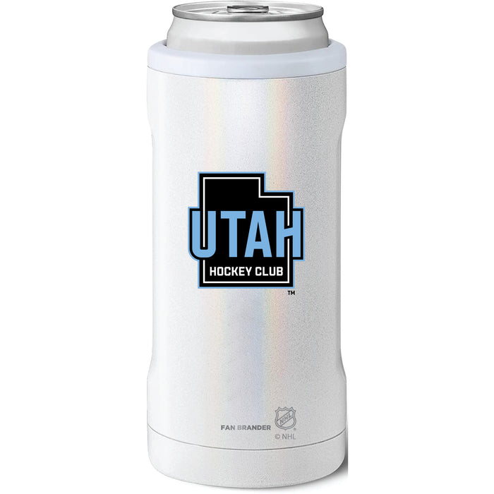 BruMate Slim Insulated Can Cooler with Utah Hockey Club Secondary