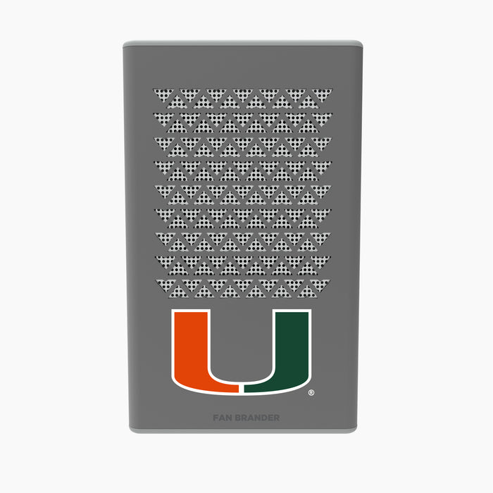 Victrola Music Edition 1 Speaker with Miami Hurricanes Logos