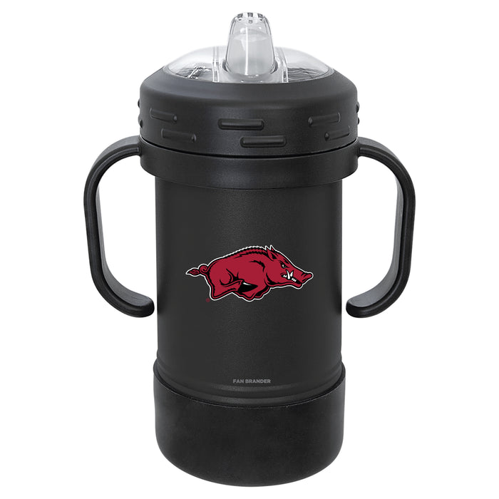 Fan Brander Sippy Cup Tumbler with Arkansas Razorbacks Logos