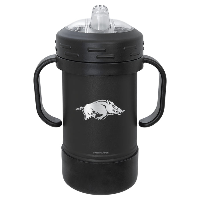 Fan Brander Sippy Cup Tumbler with Arkansas Razorbacks Logos