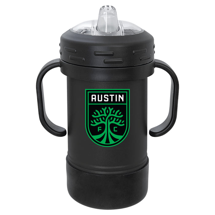 Fan Brander Sippy Cup Tumbler with Austin FC Logos