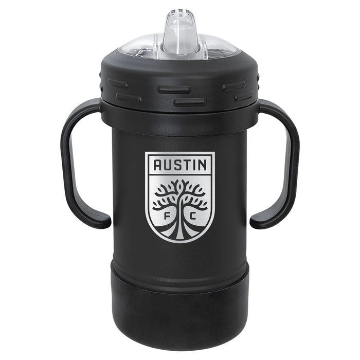 Fan Brander Sippy Cup Tumbler with Austin FC Logos