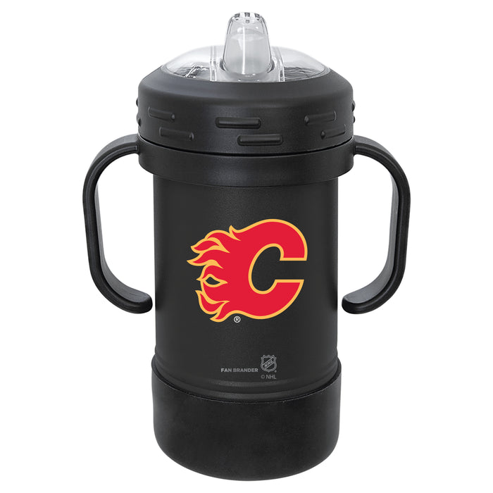 Fan Brander Sippy Cup Tumbler with Calgary Flames Logos