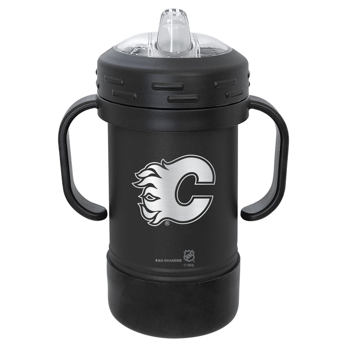 Fan Brander Sippy Cup Tumbler with Calgary Flames Logos