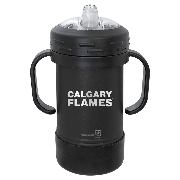 Fan Brander Sippy Cup Tumbler with Calgary Flames Logos