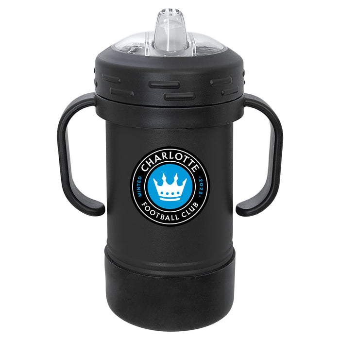 Fan Brander Sippy Cup Tumbler with Charlotte FC Logos