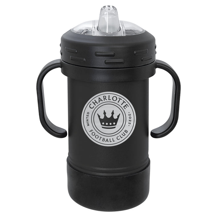 Fan Brander Sippy Cup Tumbler with Charlotte FC Logos