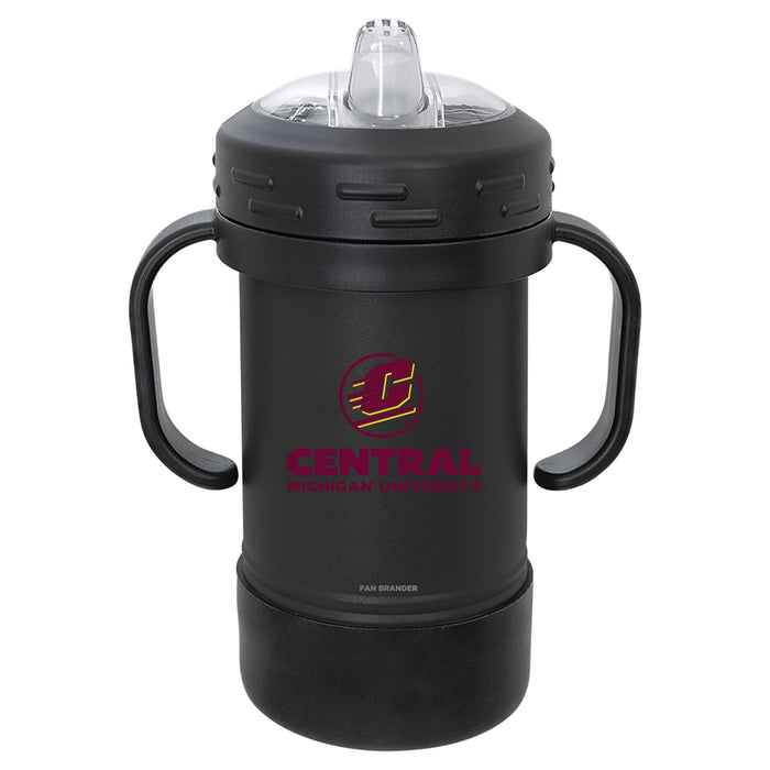 Fan Brander Sippy Cup Tumbler with Central Michigan Chippewas Logos