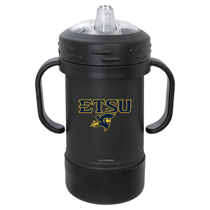 Fan Brander Sippy Cup Tumbler with Eastern Tennessee State Buccaneers Logos