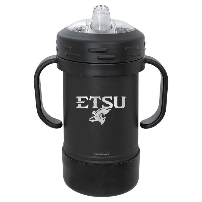 Fan Brander Sippy Cup Tumbler with Eastern Tennessee State Buccaneers Logos