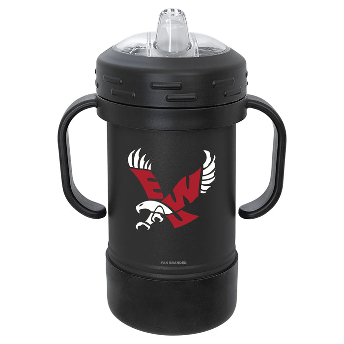 Fan Brander Sippy Cup Tumbler with Eastern Washington Eagles Logos