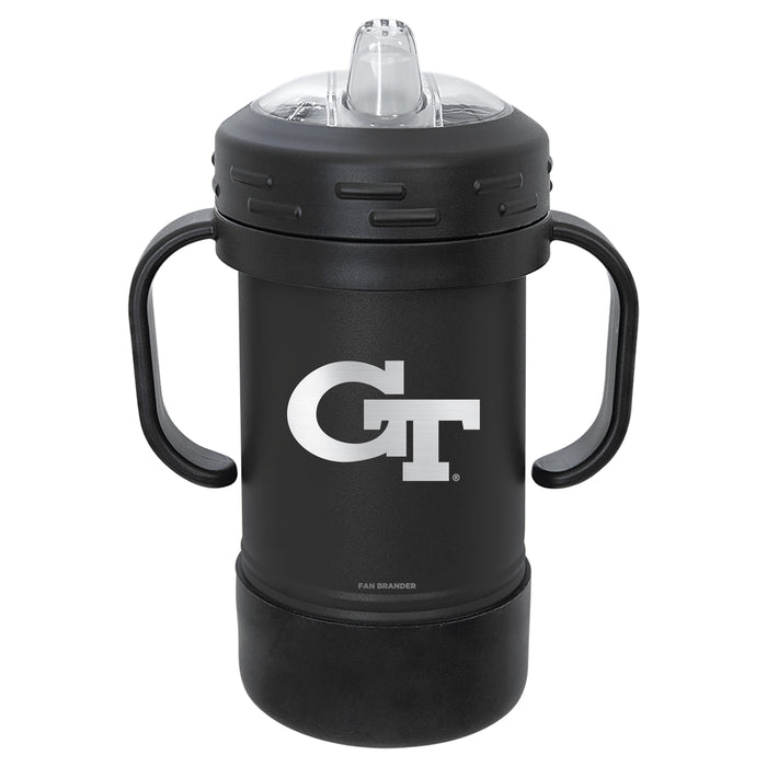 Fan Brander Sippy Cup Tumbler with Georgia Tech Yellow Jackets Logos