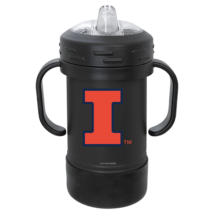 Fan Brander Sippy Cup Tumbler with Illinois Fighting Illini Logos