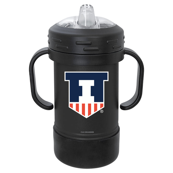 Fan Brander Sippy Cup Tumbler with Illinois Fighting Illini Logos