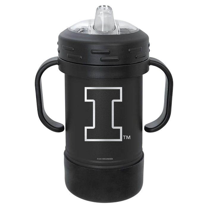 Fan Brander Sippy Cup Tumbler with Illinois Fighting Illini Logos