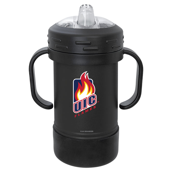 Fan Brander Sippy Cup Tumbler with Illinois @ Chicago Flames Logos