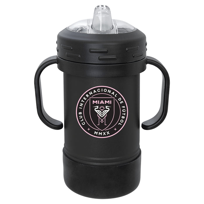 Fan Brander Sippy Cup Tumbler with Inter Miami CF Logos