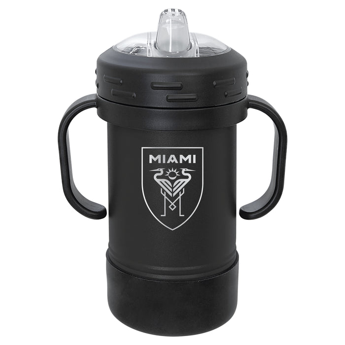 Fan Brander Sippy Cup Tumbler with Inter Miami CF Logos