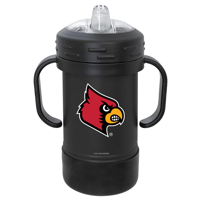 Fan Brander Sippy Cup Tumbler with Louisville Cardinals Logos