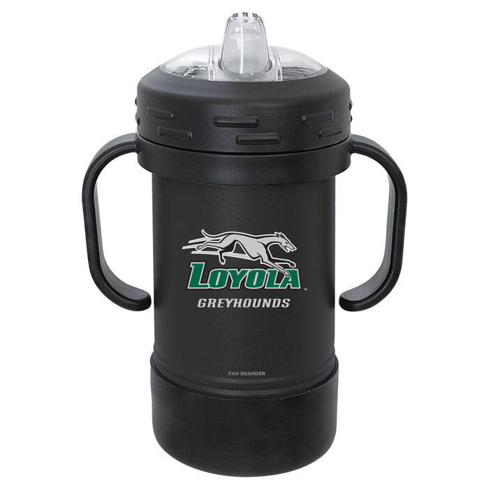 Fan Brander Sippy Cup Tumbler with Loyola Univ Of Maryland Hounds Logos