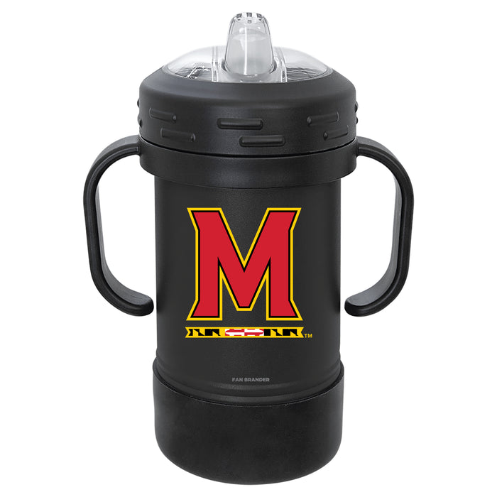 Fan Brander Sippy Cup Tumbler with Maryland Terrapins Logos