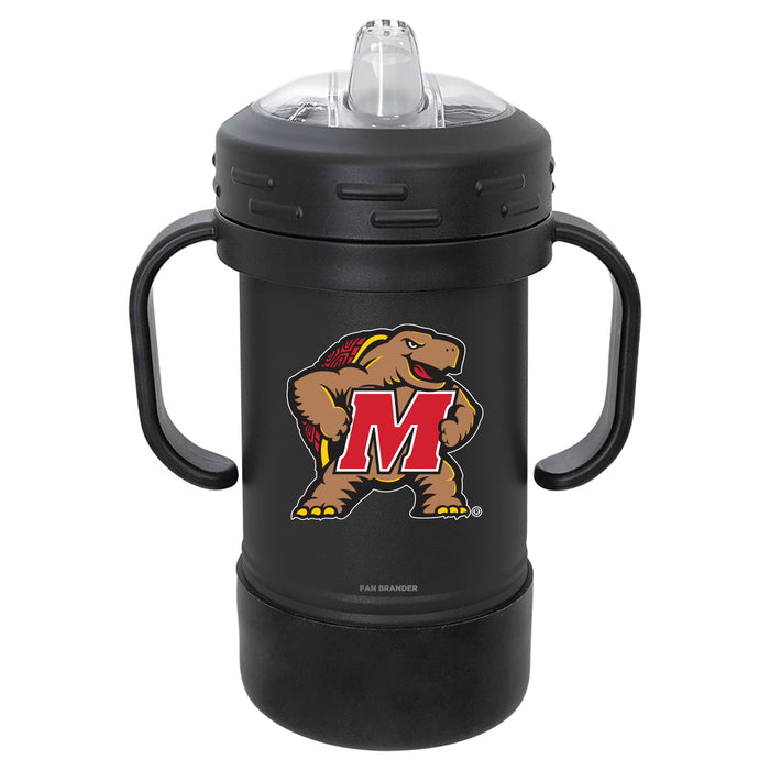 Fan Brander Sippy Cup Tumbler with Maryland Terrapins Logos