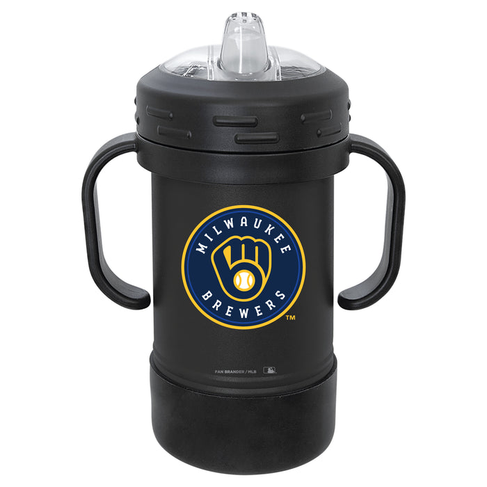 Fan Brander Sippy Cup Tumbler with Milwaukee Brewers Logos