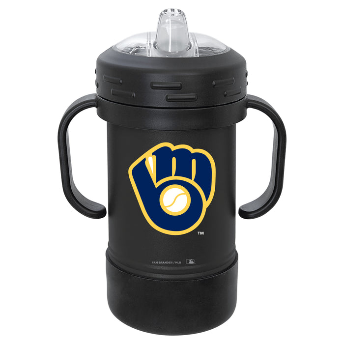 Fan Brander Sippy Cup Tumbler with Milwaukee Brewers Logos