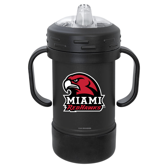 Fan Brander Sippy Cup Tumbler with Miami University RedHawks Logos