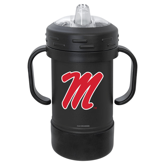 Fan Brander Sippy Cup Tumbler with Mississippi Ole Miss Logos