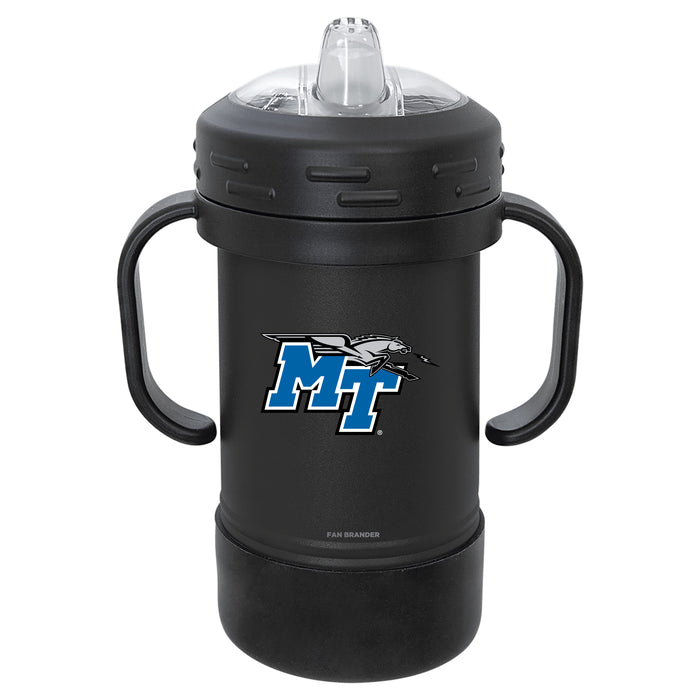 Fan Brander Sippy Cup Tumbler with Middle Tennessee State Blue Raiders Logos